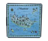 Quadro/ Azulejo decorativo português da Ilha da Madeira - 15x15cm