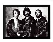Quadro Banda Bee Gees Foto Poster Com Moldura