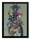 Quadro Banda Gorillaz Virtual Rock Arte Poster Com Moldura