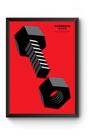 Quadro Banda Kraftwerk Poster Moldurado