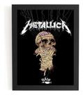 Quadro Banda Metallica One Poster Com Moldura 44x32cm