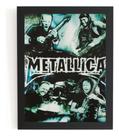 Quadro Banda Metallica Poster Com Moldura 44x32cm