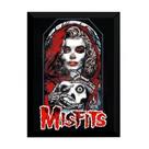 Quadro Banda Misfits Horror Punk Marilyn Monroe Arte 42x29cm