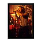 Quadro Banda Pearl Jam Eddie Vedder Foto Moldura 42x29cm