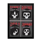 Quadro Banda Ramones Punk Rock Caveira Arte Poster Moldurado Quadro Banda Ramones Punk Rock Caveira Arte Poster Moldurado