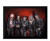 Quadro Banda Scorpions Rock Foto Arte Moldura 42x29cm