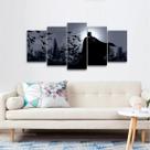 Quadro Batman Mosaico Para Quarto 125x60 decorativo