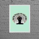 Quadro Be The Change You Wish To See 45x34cm - com vidro