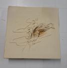 Quadro Bege com Dourado