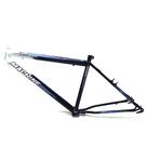 Quadro Bicicleta 26" Aço Basic Lithium Preto/Branco