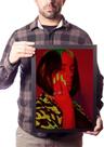 Quadro Billie Eilish When The Party's Over Poster Moldurado Quadro Billie Eilish When The Party's Over Poster Moldurado