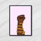 Quadro Black Lives Matter 24x18cm - com vidro