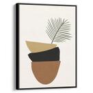 Quadro Boho Abstrato da Natureza em Camadas Quadro Boho Abstrato da Natureza em Camadas