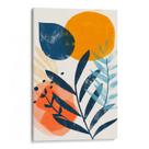 Quadro Boho - Harmonia das Cores e Folhagens Abstratas Quadro Boho - Harmonia das Cores e Folhagens Abstratas
