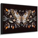 Quadro Borboleta Mística em Contraste Profundo