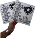 Quadro Botafogo Campeão Libertadores 2024 3D Personalizado