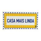 Quadro Box Casa mais linda em MDF 10x20x3cm