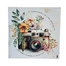 Quadro Box Maquina fotografia 40x40 em MDF
