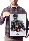 Quadro Boxe Muhammad Ali Arte Pôster Academia Luta Quadro Boxe Muhammad Ali Arte Pôster Academia Luta