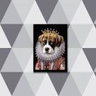 Quadro Boxer Rainha 45x34cm - com vidro
