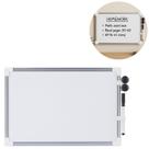 Quadro Branco Lousa 35x25cm Magnético Caneta e Apagador