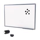 Quadro branco magnetico aluminio a 90x60 acompanha imã