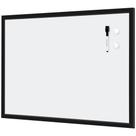 Quadro branco magnético apagável a seco Amazon Basics 90x60 cm preto