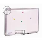 Quadro Branco Magnético Cafix Max 80x60cm Moldura Alumínio