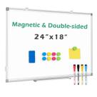 Quadro Branco Magnético Dupla Face QUEENLINK 61 x 46 cm Quadro Branco Magnético Dupla Face QUEENLINK 61 x 46 cm