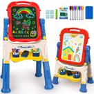 Quadro branco magnético e lousa Easel Basytodio Kids de 2 a 4 anos