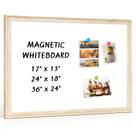 Quadro Branco Magnético QUEENLINK 61 x 46 cm com Moldura de Madeira
