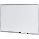 Quadro Branco Moldura Aluminio 060X040Cm Popular