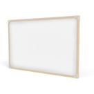 Quadro Branco Moldura Madeira 90X60CM Neo