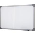 Quadro Branco Moldura Madeira 90X60CM UV MDF SOFT Prata PCT com 02 Quadro Branco Moldura Madeira 90X60CM UV MDF SOFT Prata PCT com 02
