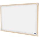 Quadro Branco UV Moldura Madeira 120x90cm