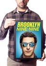 Quadro Brooklyn 99 Jake Peralta Poster Moldurado Quadro Brooklyn 99 Jake Peralta Poster Moldurado