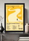Quadro Bruno Mars DooWops & Hooligans (Colored) Com Vidro Tamanho:21cm x 30cm (A4)