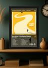 Quadro Bruno Mars DooWops & Hooligans (Dark) Com Vidro Tamanho:21cm x 30cm (A4)