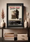 Quadro Bruno Mars Unorthodox Jukebox (Dark) Com Vidro Tamanho:21cm x 30cm (A4)