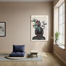 Quadro Buda Em Papel - Let That Shit Go - 70x50cm Quadro Buda Em Papel - Let That Shit Go - 70x50cm