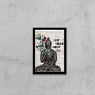 Quadro Buda Let That Shit Go 24x18cm Quadro Buda Let That Shit Go 24x18cm