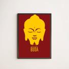 Quadro Buda Lo Que Más Lhama Mi Atención 33x24cm