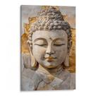 Quadro Buda - Serenidade Entre Ouro e Paz Eterna Quadro Buda - Serenidade Entre Ouro e Paz Eterna