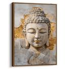 Quadro Buda - Serenidade Entre Ouro e Paz Eterna