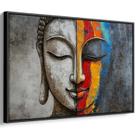 Quadro Buda Sereno Entre Tons de Harmonia