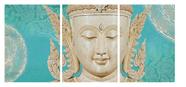 Quadro Buda Tiffany 70x150 trio Atelier Valverde