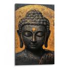 Quadro Buda - Tranquilidade Em Aura Dourada Eterna Quadro Buda - Tranquilidade Em Aura Dourada Eterna