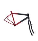 Quadro C/ Garfo 26 MTB 45mm Masculino Preto C/ Vermelho Quadro C/ Garfo 26 MTB 45mm Masculino Preto C/ Vermelho