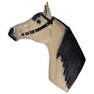 Quadro Cabeça Busto De Cavalo Para Parede Resina Bege Marrom Quadro Cabeça Busto De Cavalo Para Parede Resina Bege Marrom