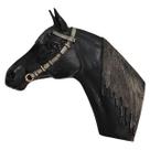 Quadro Cabeça Busto De Cavalo Para Parede Resina Bege Marrom